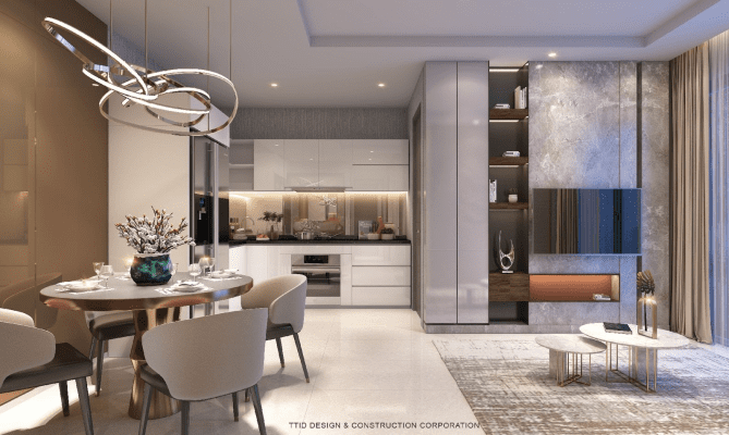 Thiết kế căn hộ Serena Riverside