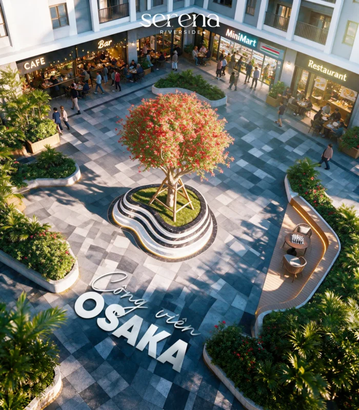 Cong vien osaka can ho serena riverside