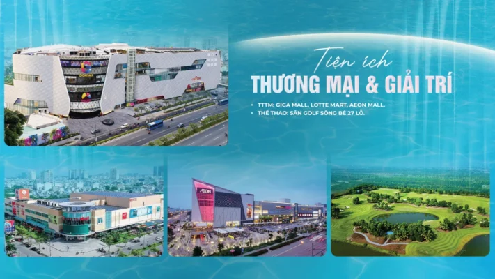 Tiện ích thương mại giải trí quanh dự án Serena Riverside