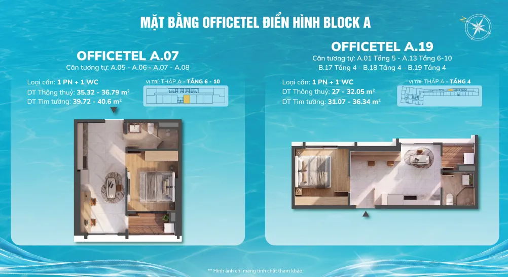 Layout Căn Hộ Serena Riverside: Phân Tích Chi Tiết Căn 1PN, 2PN, 3PN & Shophouse 22 layout officetel 2 pn serena riverside dien hinh 11zon
