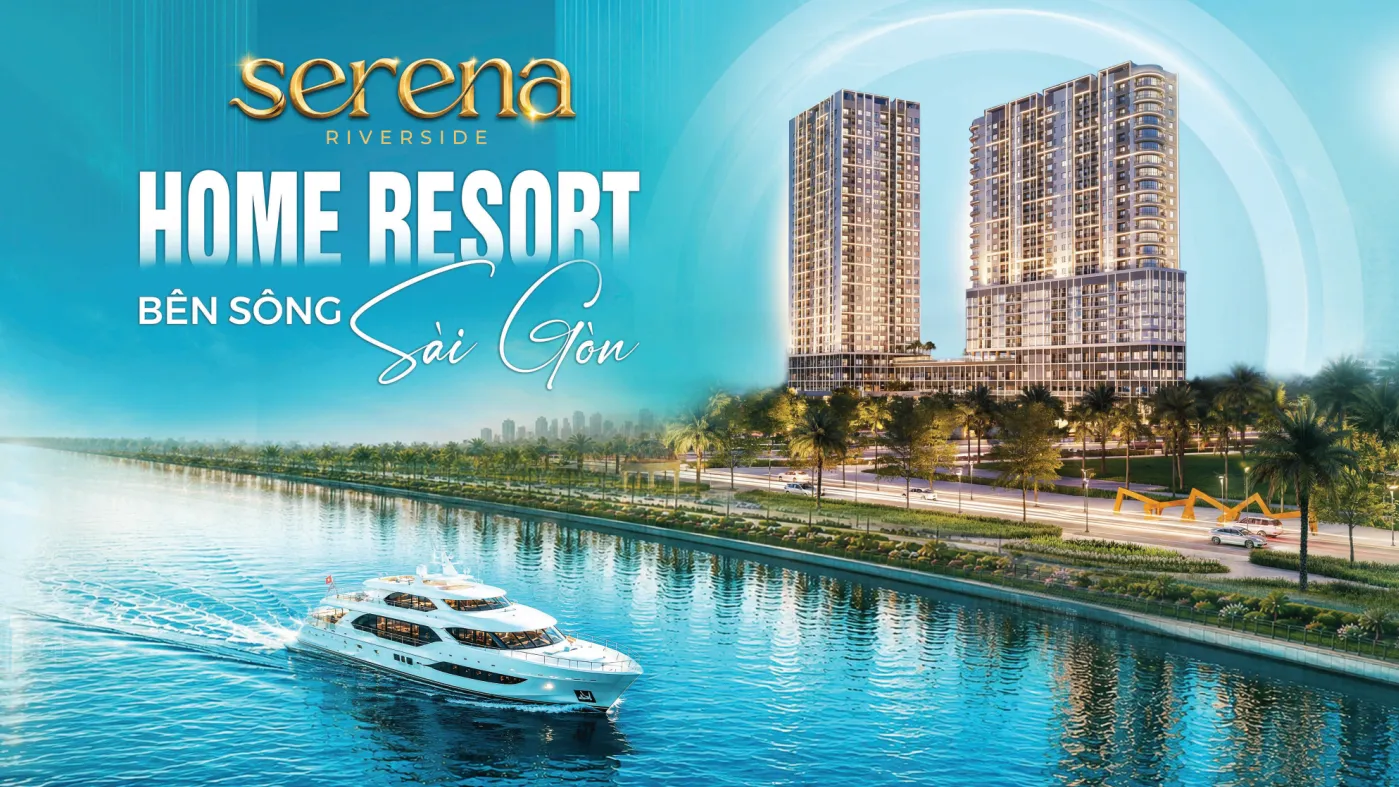 Dự án chung cư Serena Riverside - Tuyệt tác bên sông Sài Gòn 11 Phối cảnh dự án Serena Riverside Đạt Phước view sông