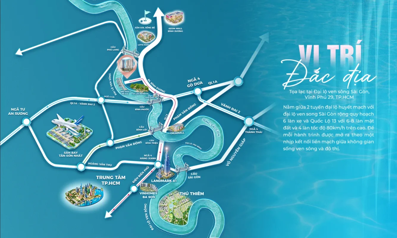 Dự án chung cư Serena Riverside - Tuyệt tác bên sông Sài Gòn 12 vi tri du an serena riverside can ho ben song sai gon 11zon